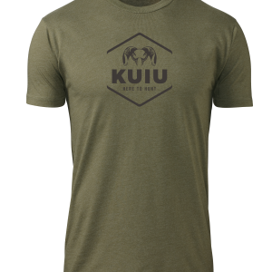 KUIU Stacked Here to Hunt T-Shirt | Military Green