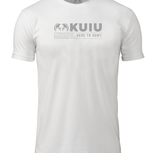 Outlet KUIU Topo Here to Hunt T-Shirt | White