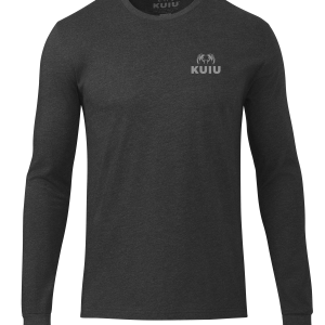 KUIU Logo Long Sleeve T-Shirt | Charcoal