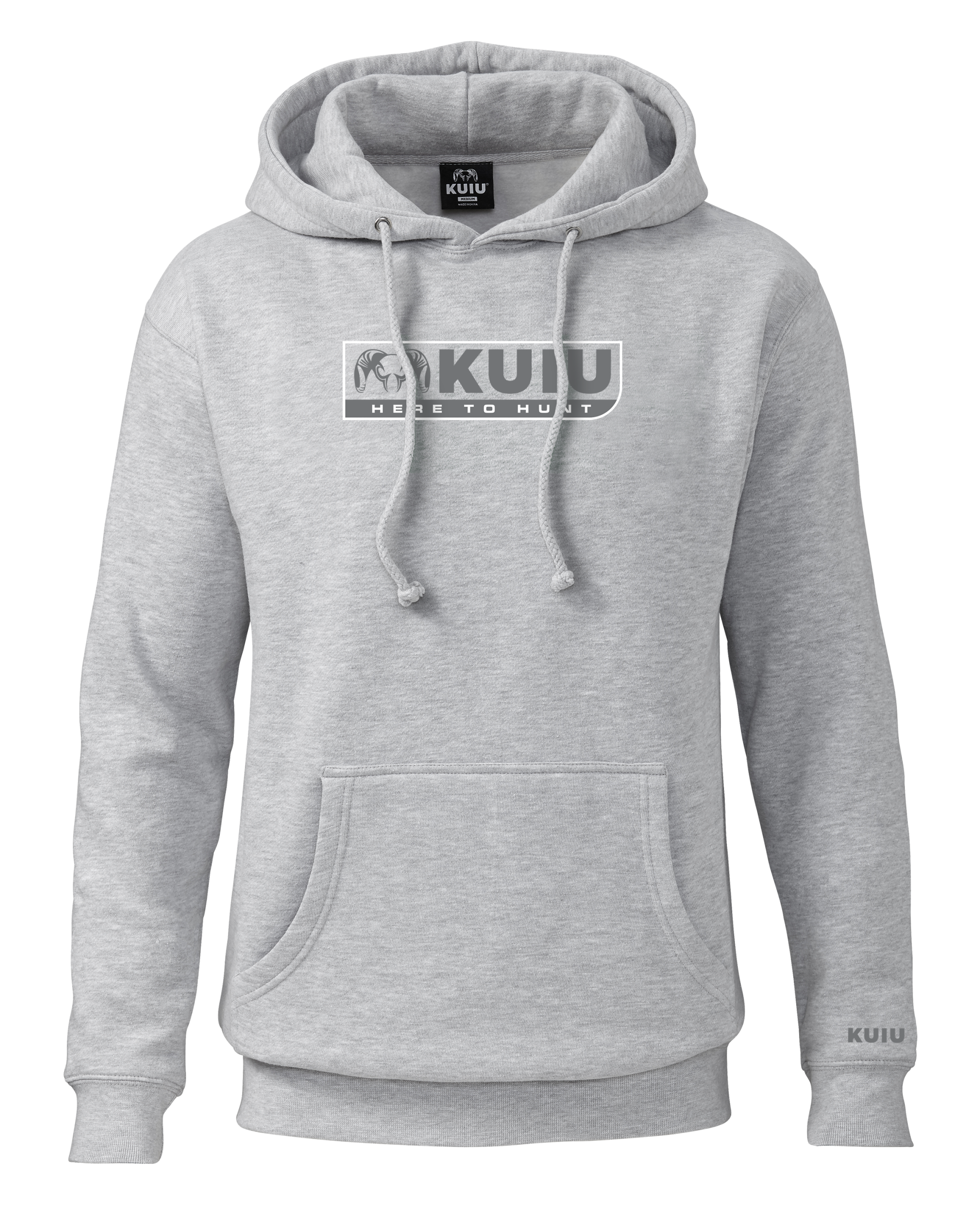 Outlet KUIU Here to Hunt Hoodie | Heather Grey
