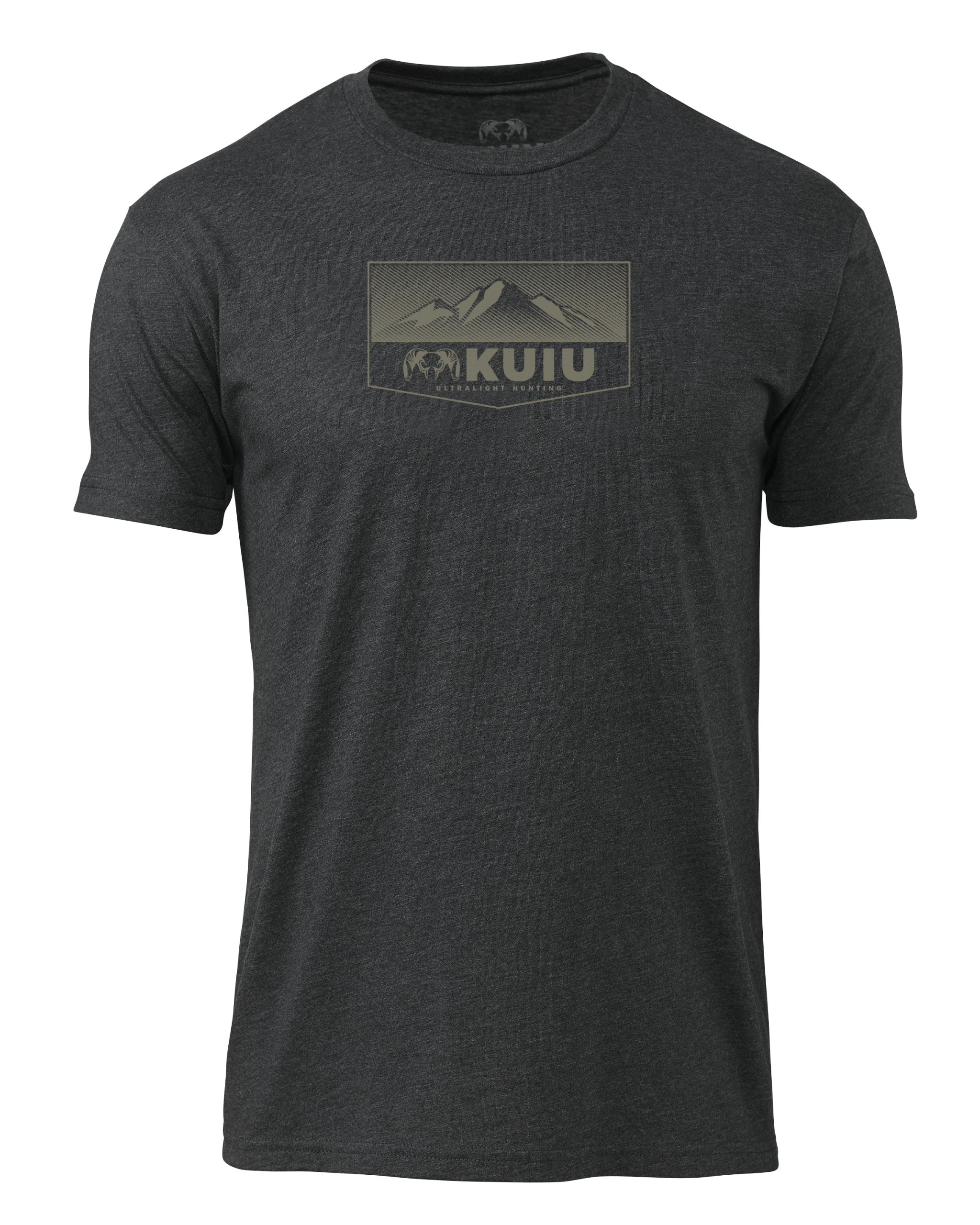 KUIU Ultralight Mountain Logo T-Shirt | Charcoal