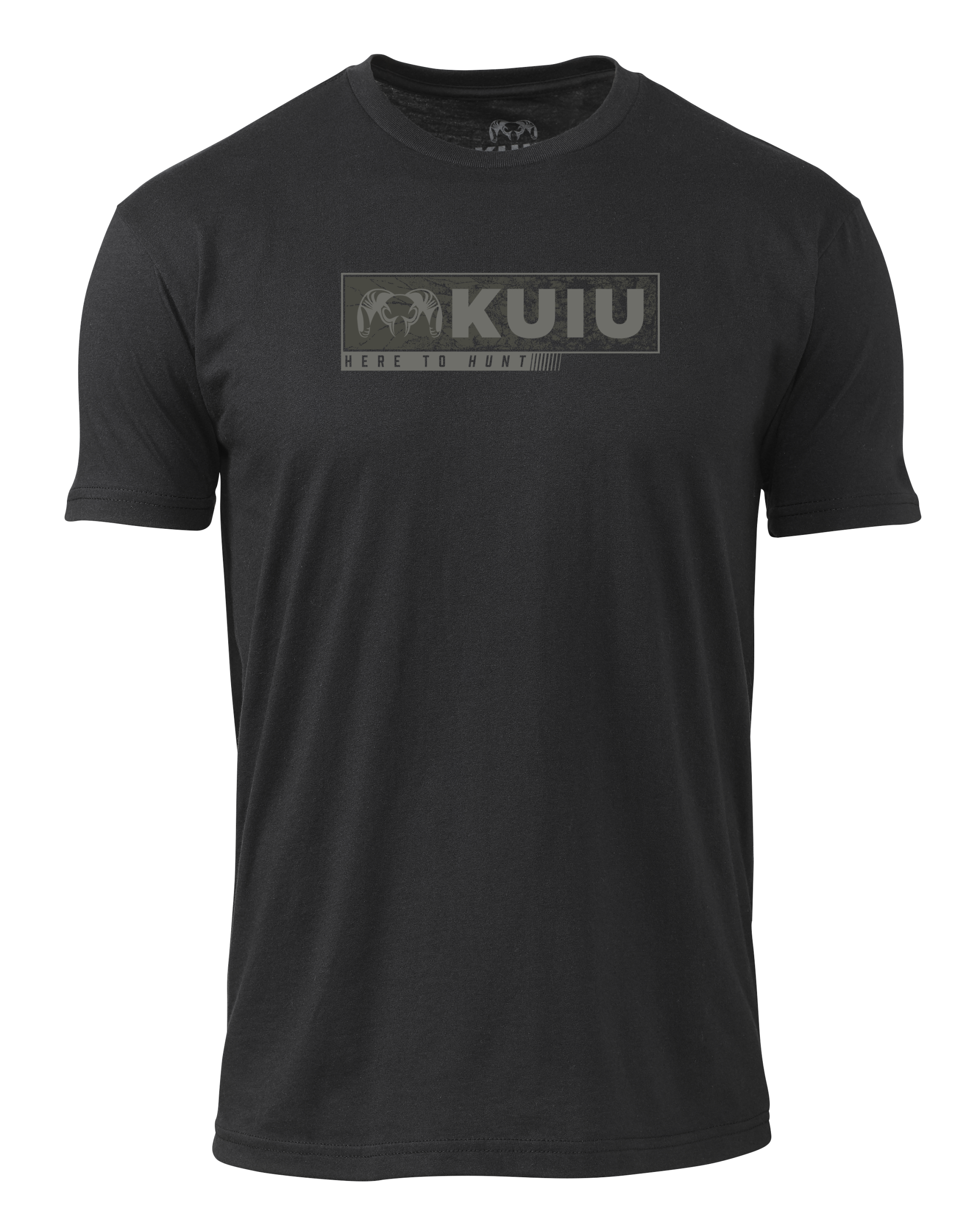 KUIU Here to Hunt Gritstone T-Shirt | Black