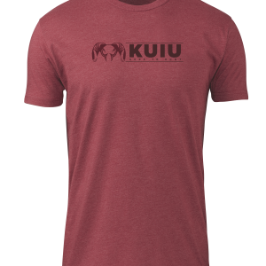 KUIU Here to Hunt Logo T-Shirt | Cardinal