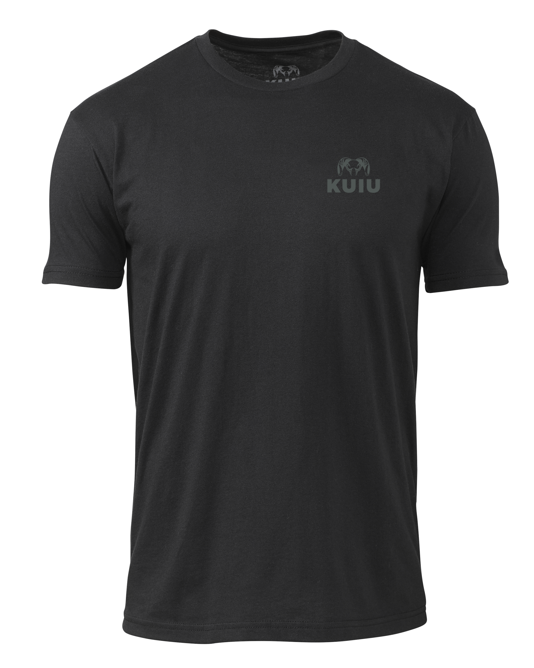 KUIU Vertical Flag Logo T-Shirt | Black - Image 2