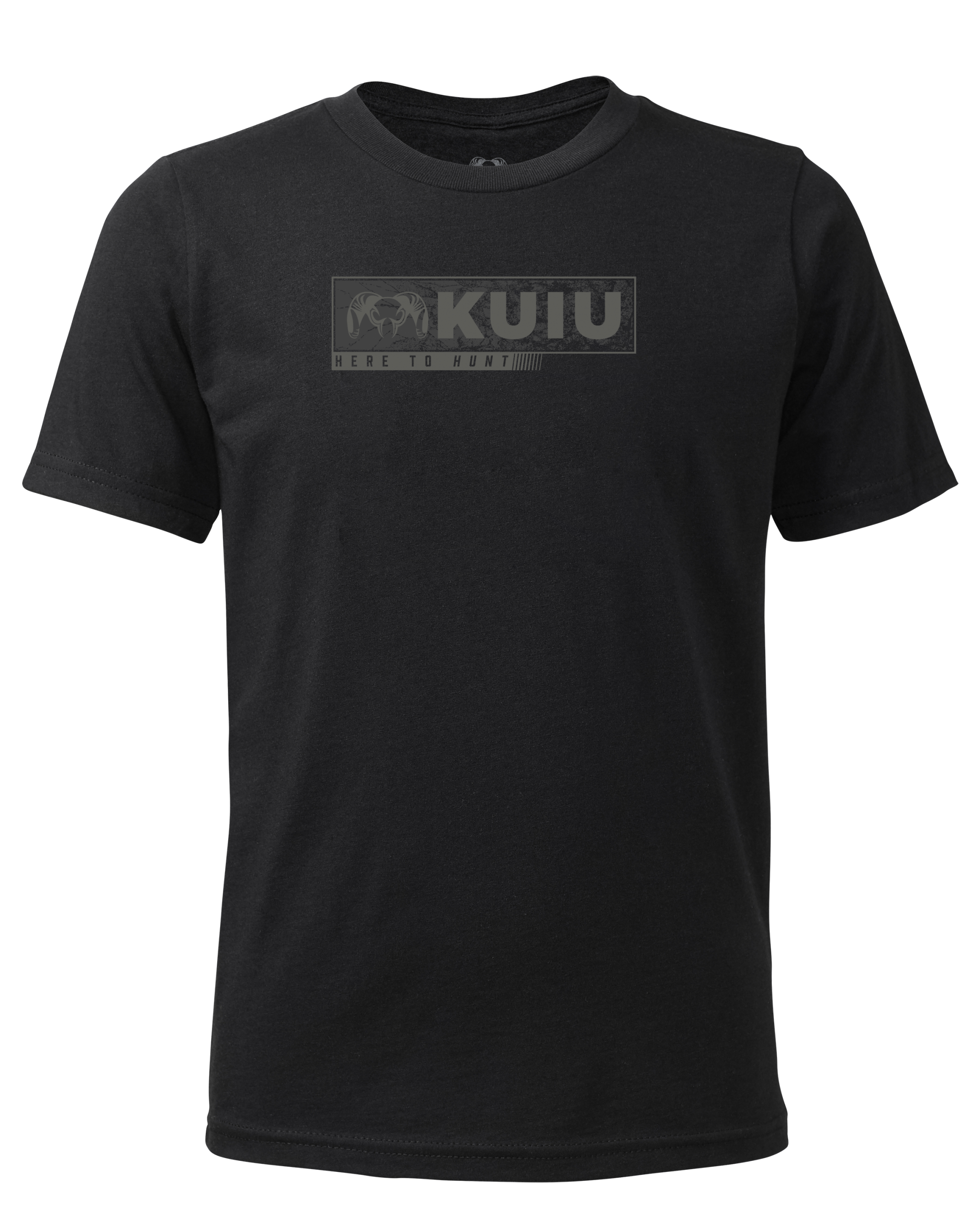 Youth Here to Hunt Gritstone T-Shirt | Black