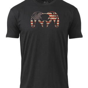 KUIU Solid Patriotic Ram T-Shirt | Black