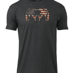 KUIU Solid Patriotic Ram T-Shirt | Charcoal