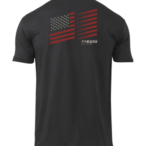 KUIU Retro Flag Fade T-Shirt | Black