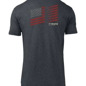 KUIU Retro Flag Fade T-Shirt | Charcoal