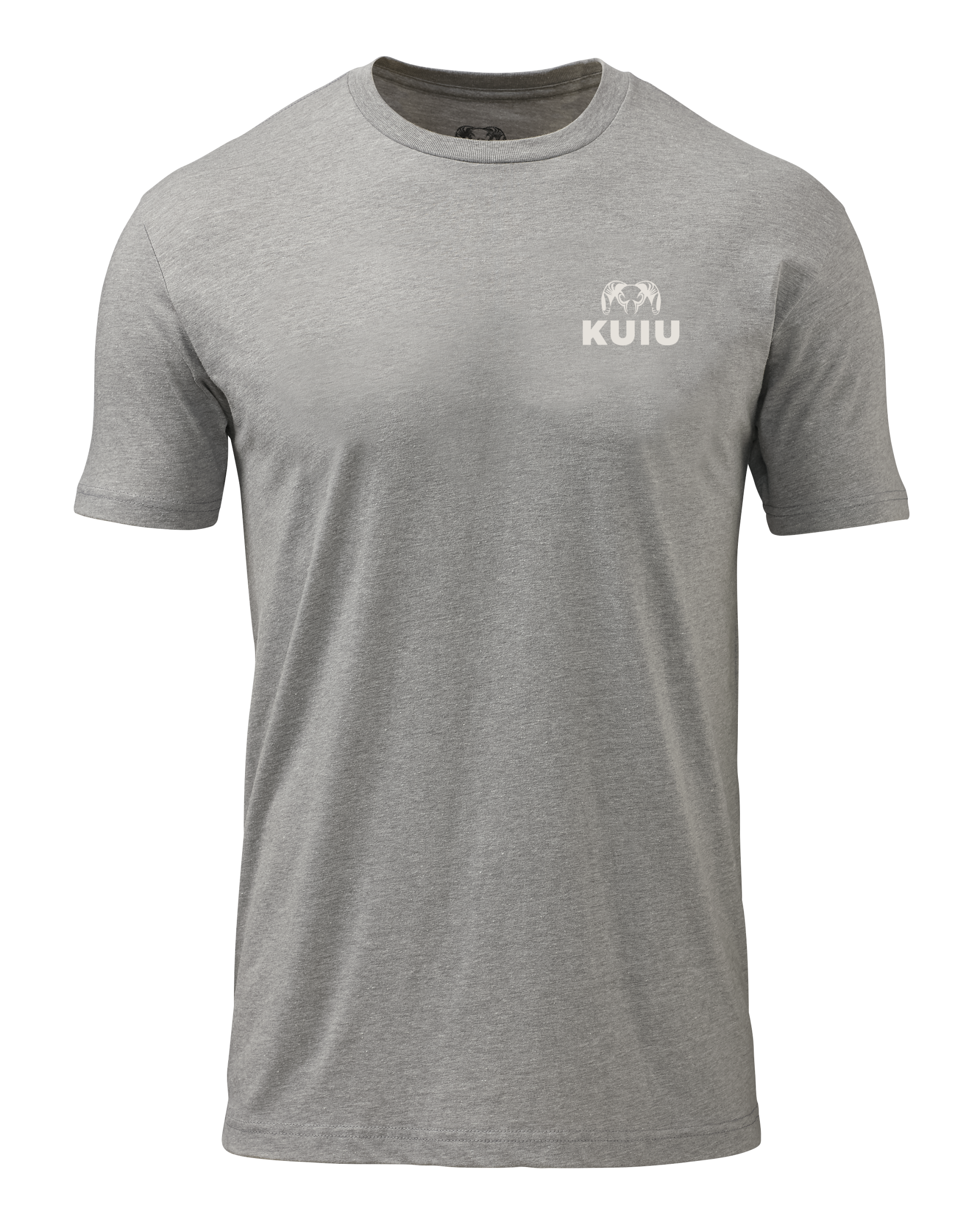 KUIU Retro Flag Fade T-Shirt | Heather Grey - Image 2