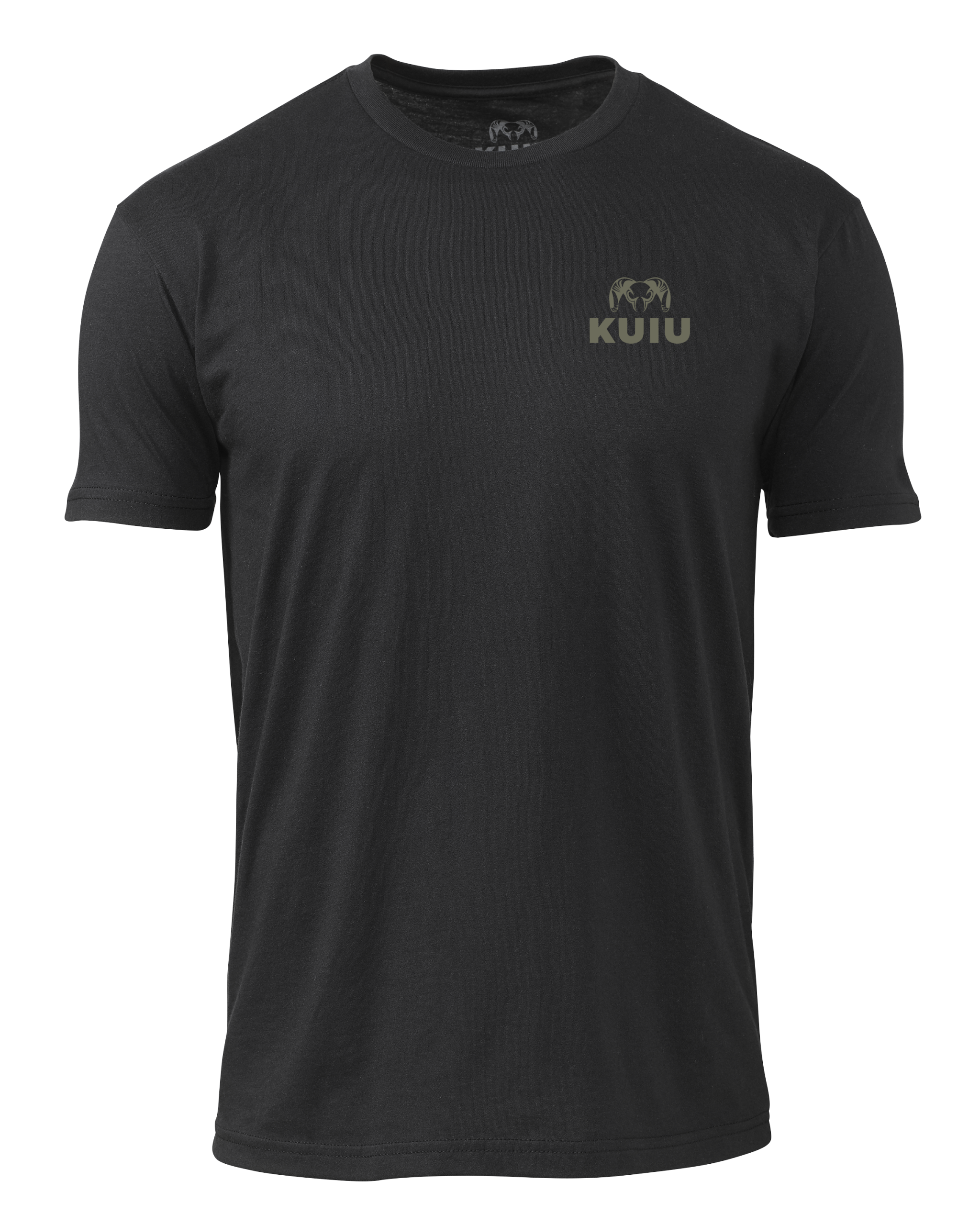 KUIU Solid Flag Fade T-Shirt | Black - Image 2