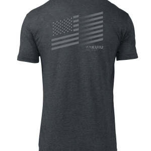 KUIU Solid Flag Fade T-Shirt | Charcoal