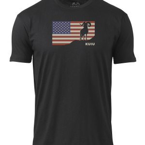 KUIU Ram Flag T-Shirt | Black