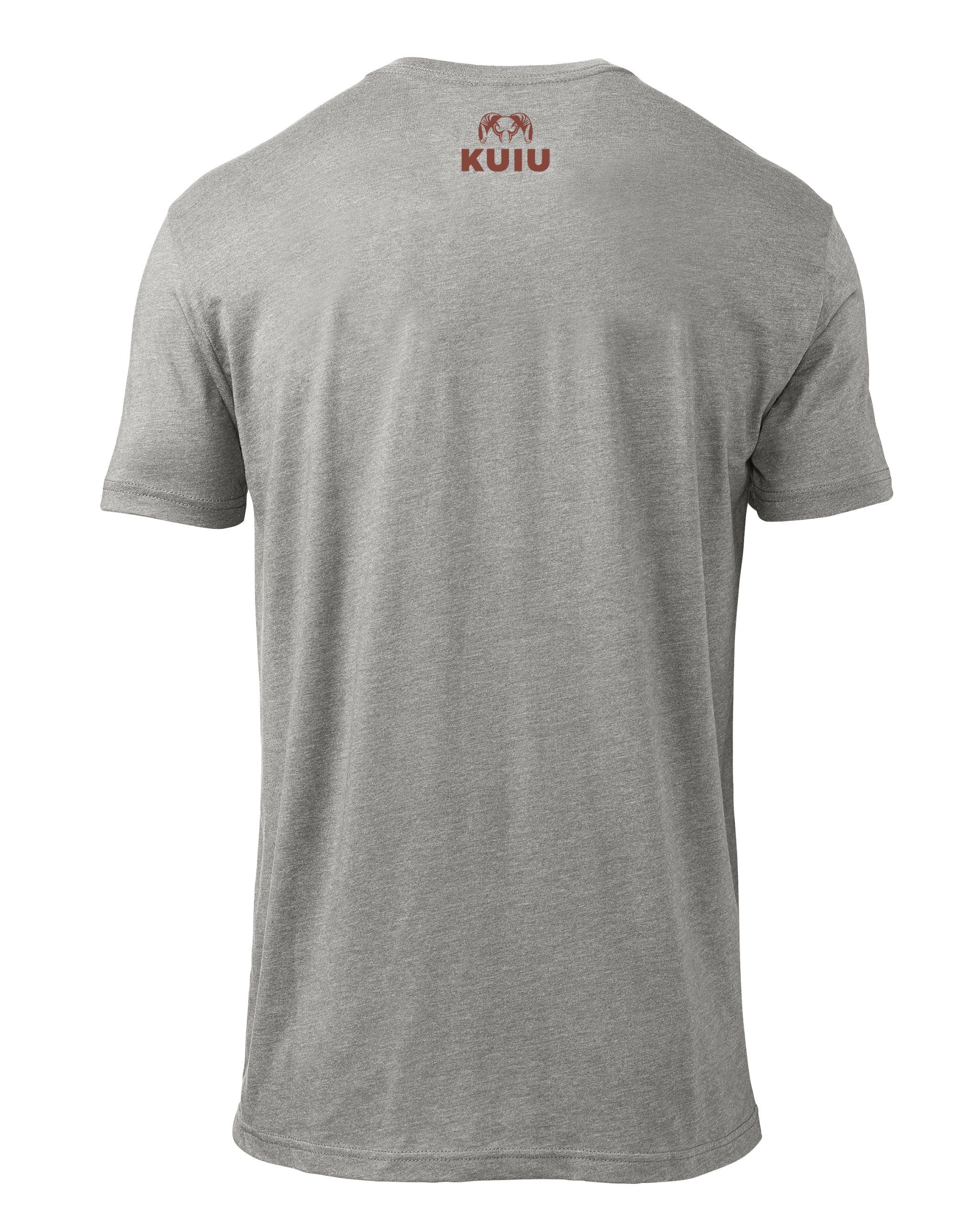 KUIU Ram Flag T-Shirt | Heather Grey - Image 2