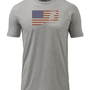 KUIU Ram Flag T-Shirt | Heather Grey