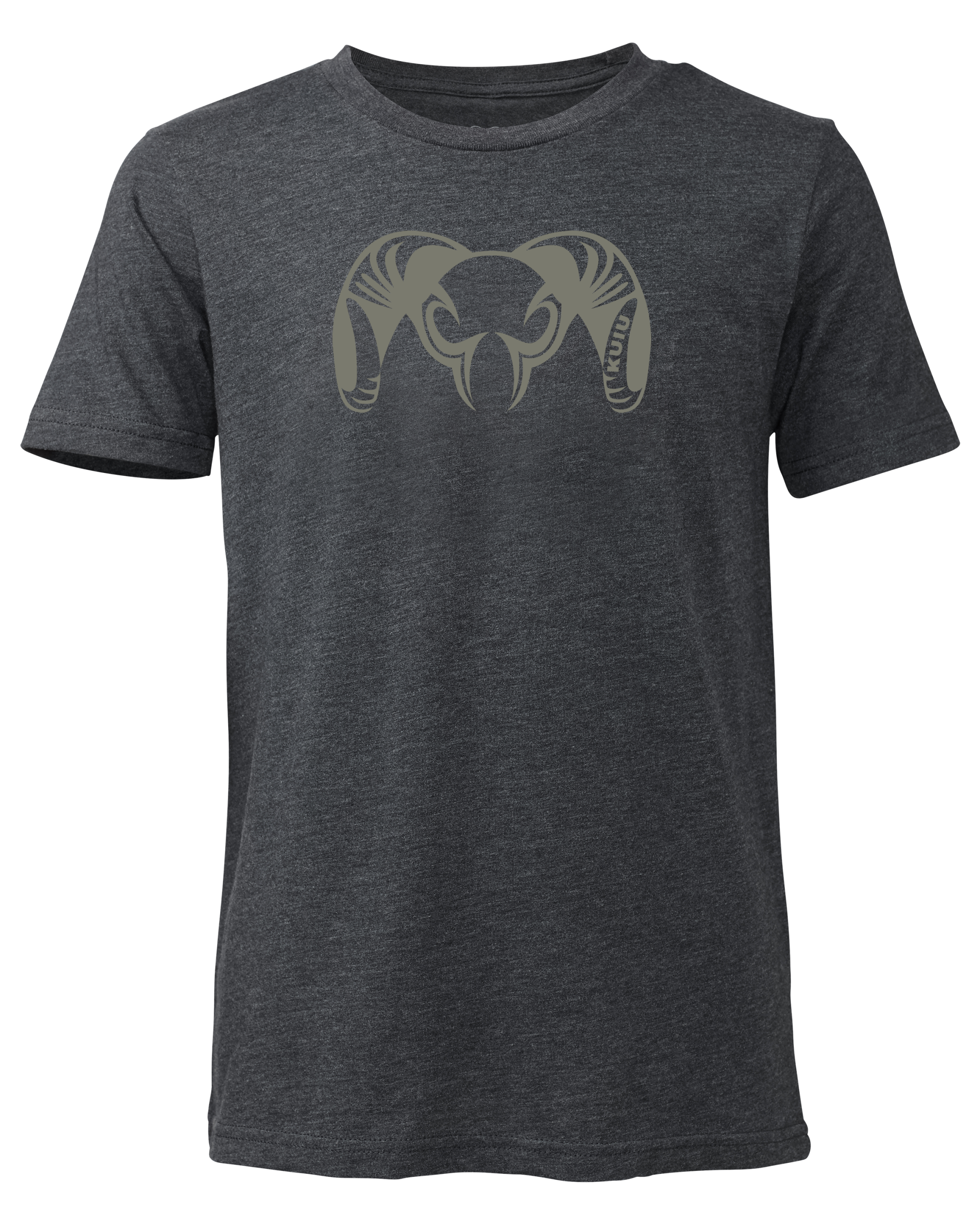 Youth Engraved Ram T-Shirt | Charcoal