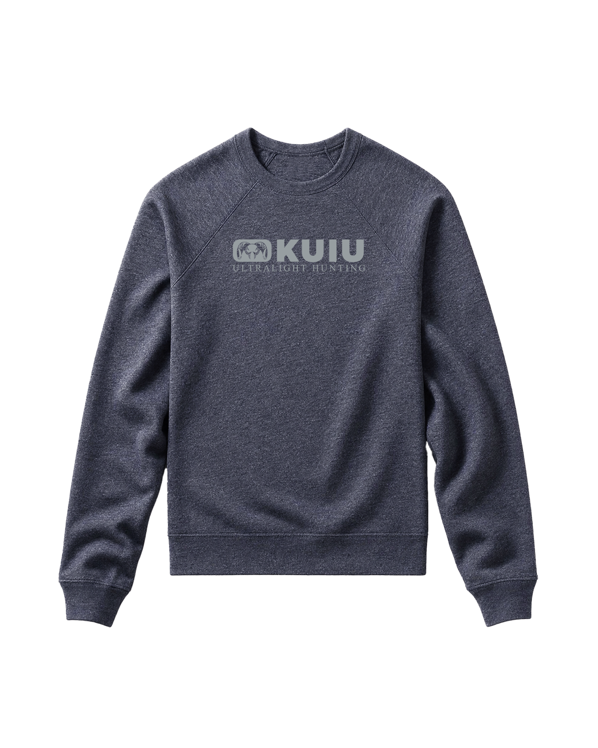 Toddler Block Logo Crewneck Sweatshirt | Heather Navy