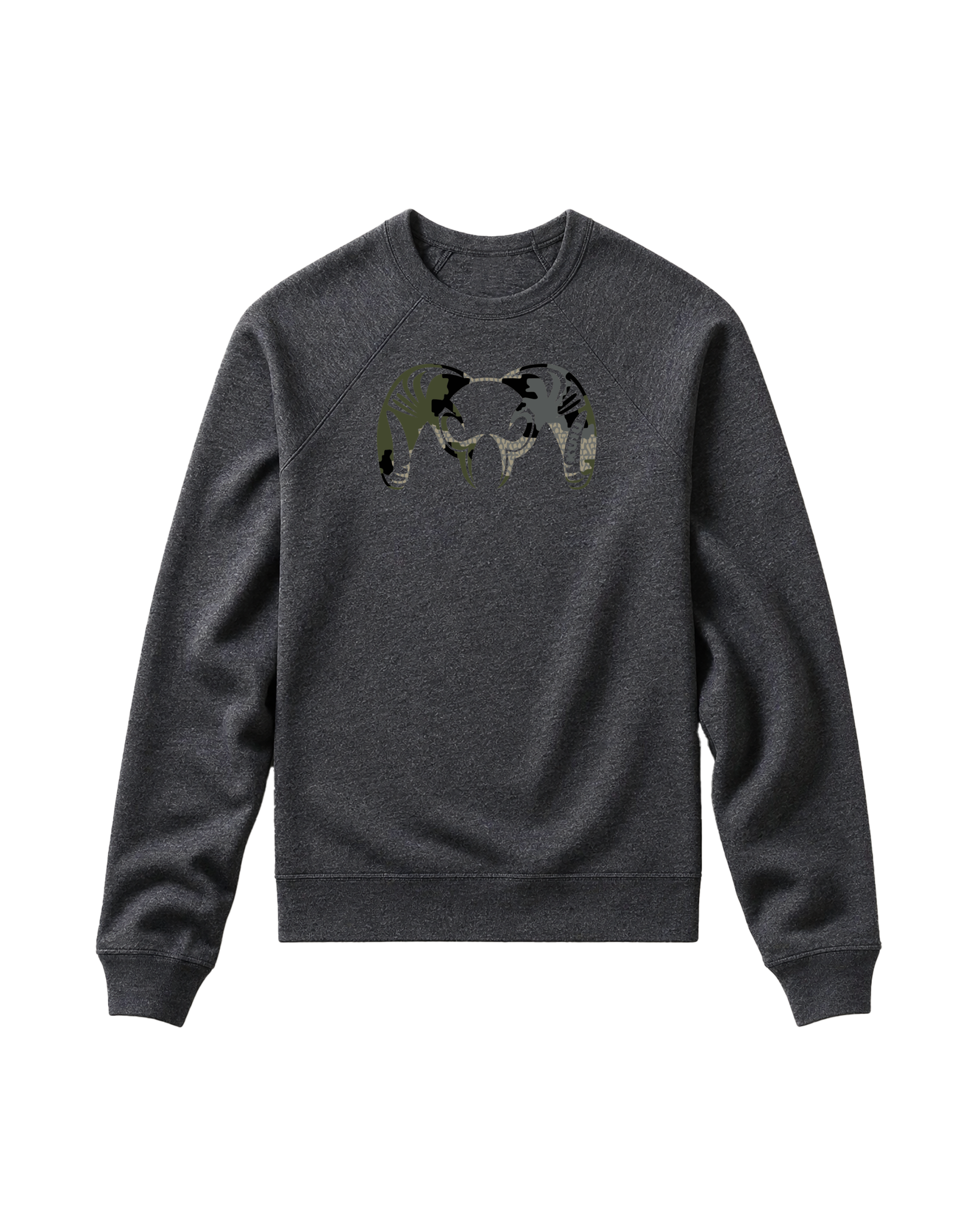 Toddler Camo Big Ram Crewneck Sweatshirt | Verde