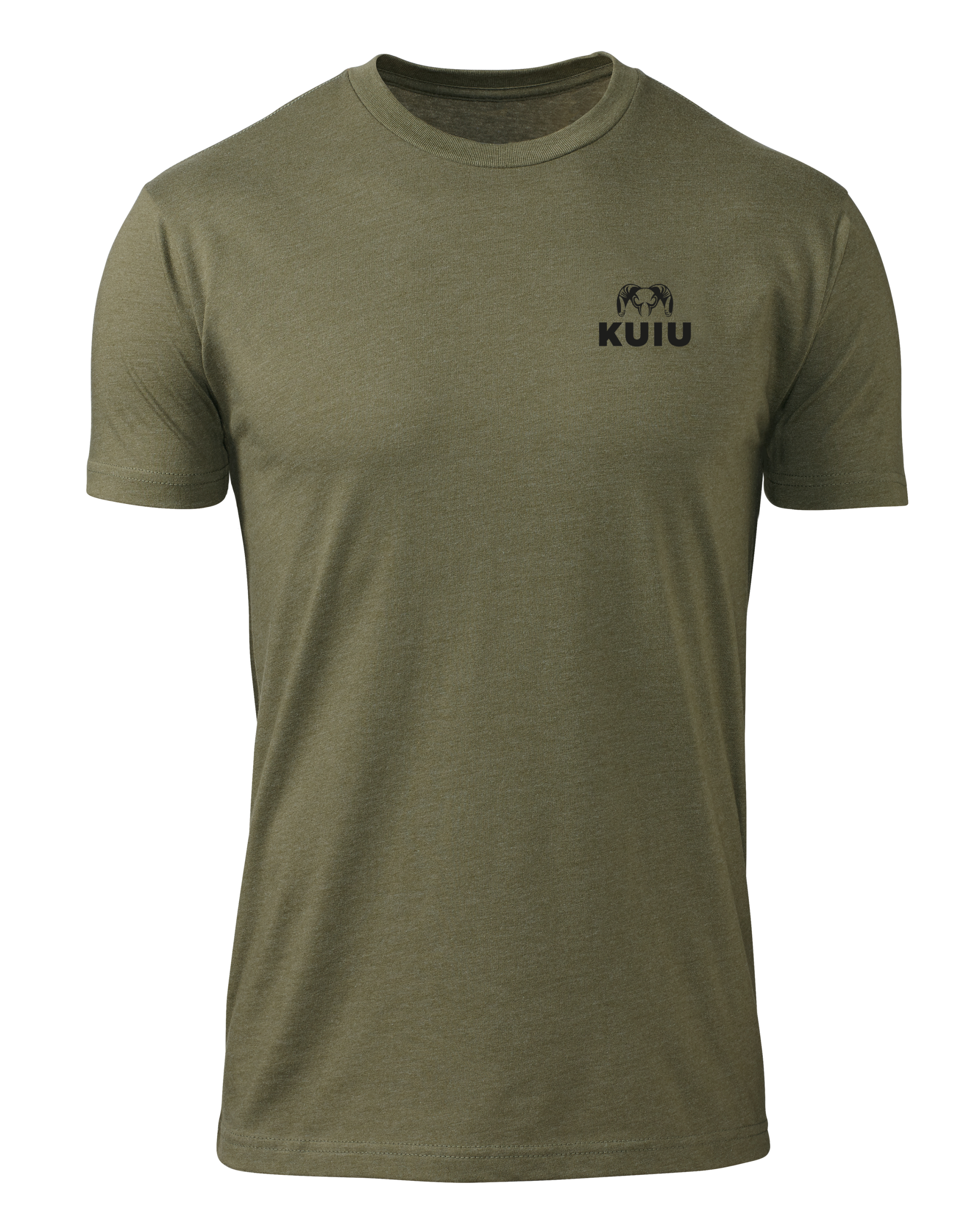 KUIU Elk Skull T-Shirt | Military Green - Image 2