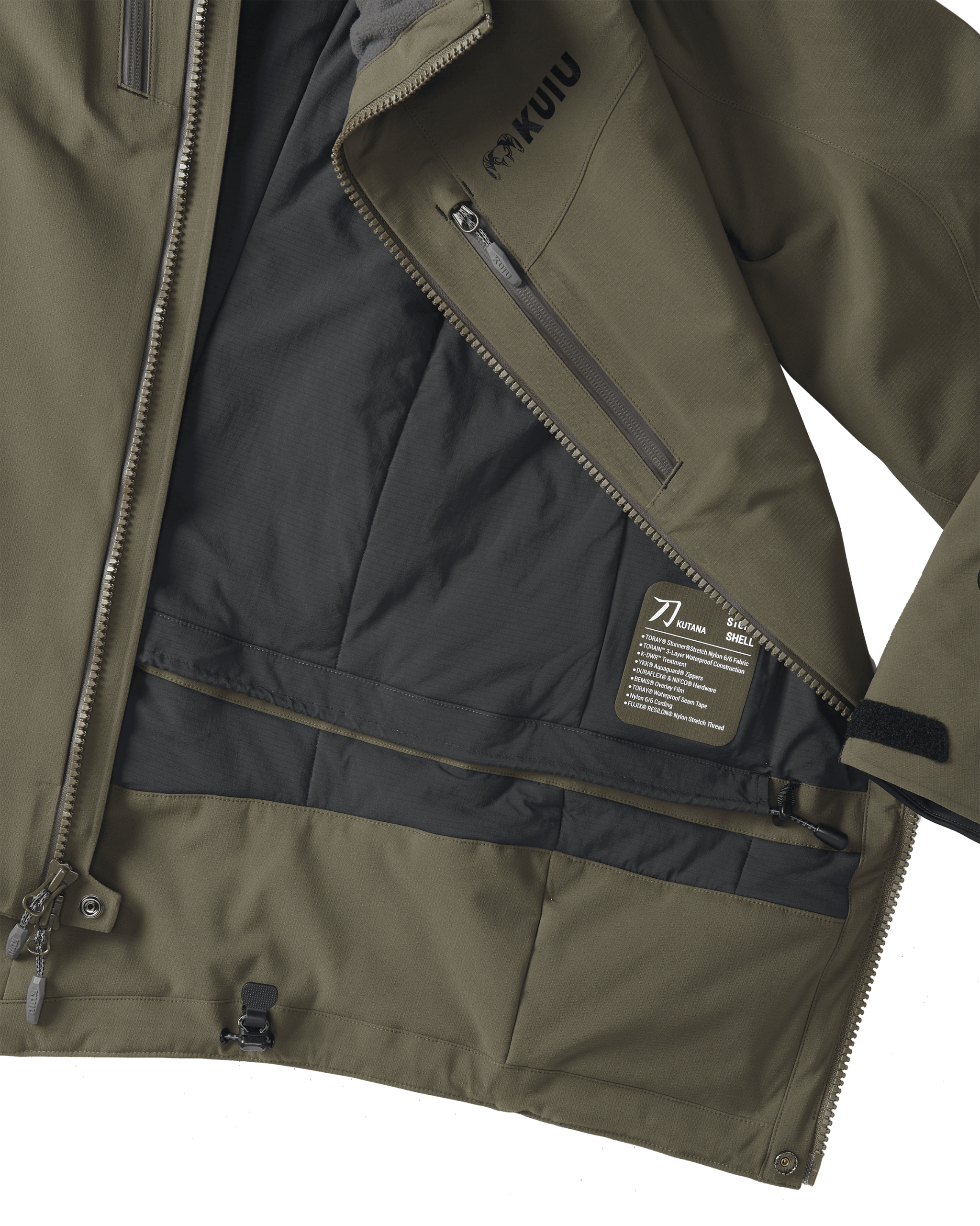 KUIU Kutana Gale Force Hooded Jacket | Ash - Image 4