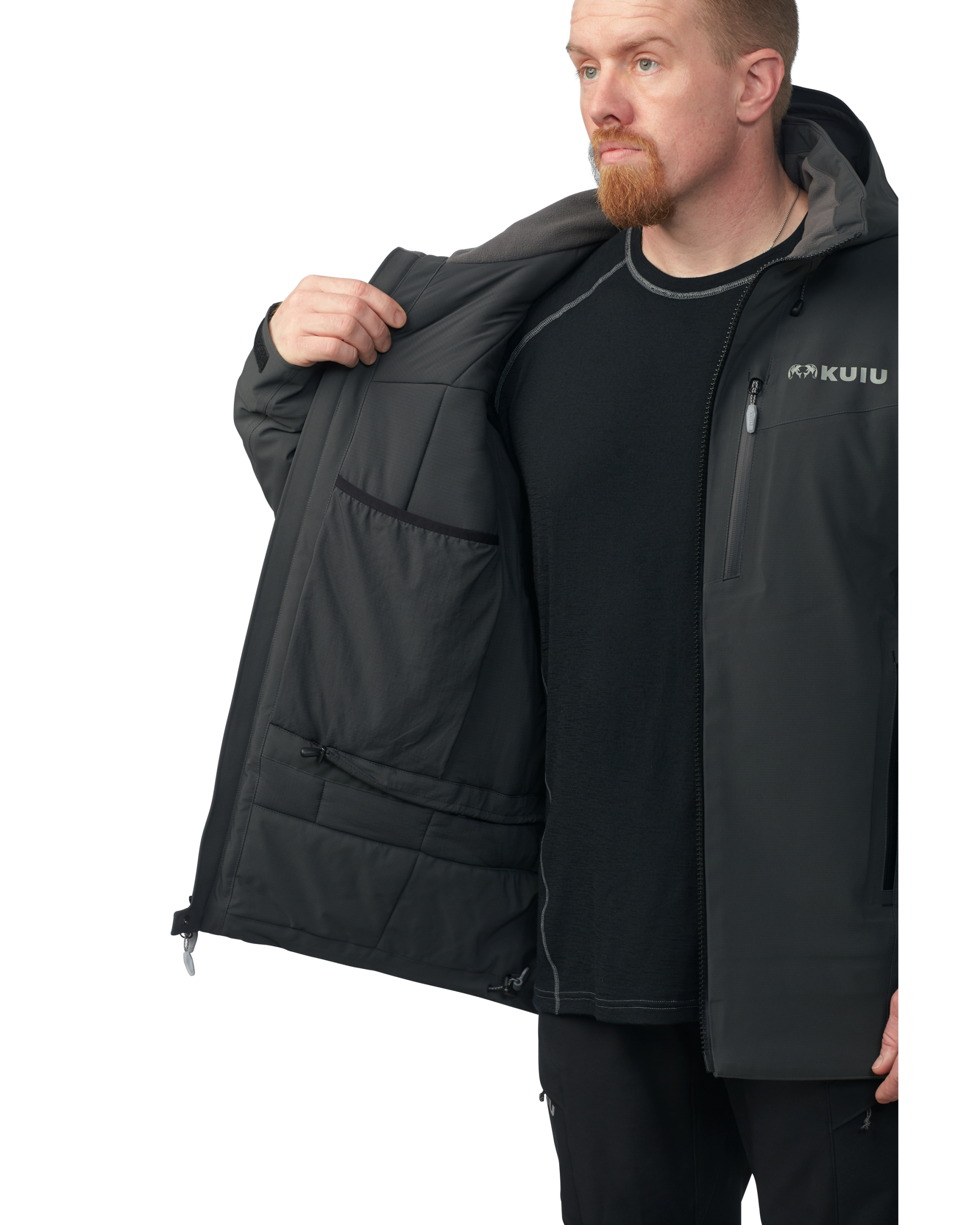 KUIU Kutana Gale Force Hooded Jacket | Gunmetal - Image 11