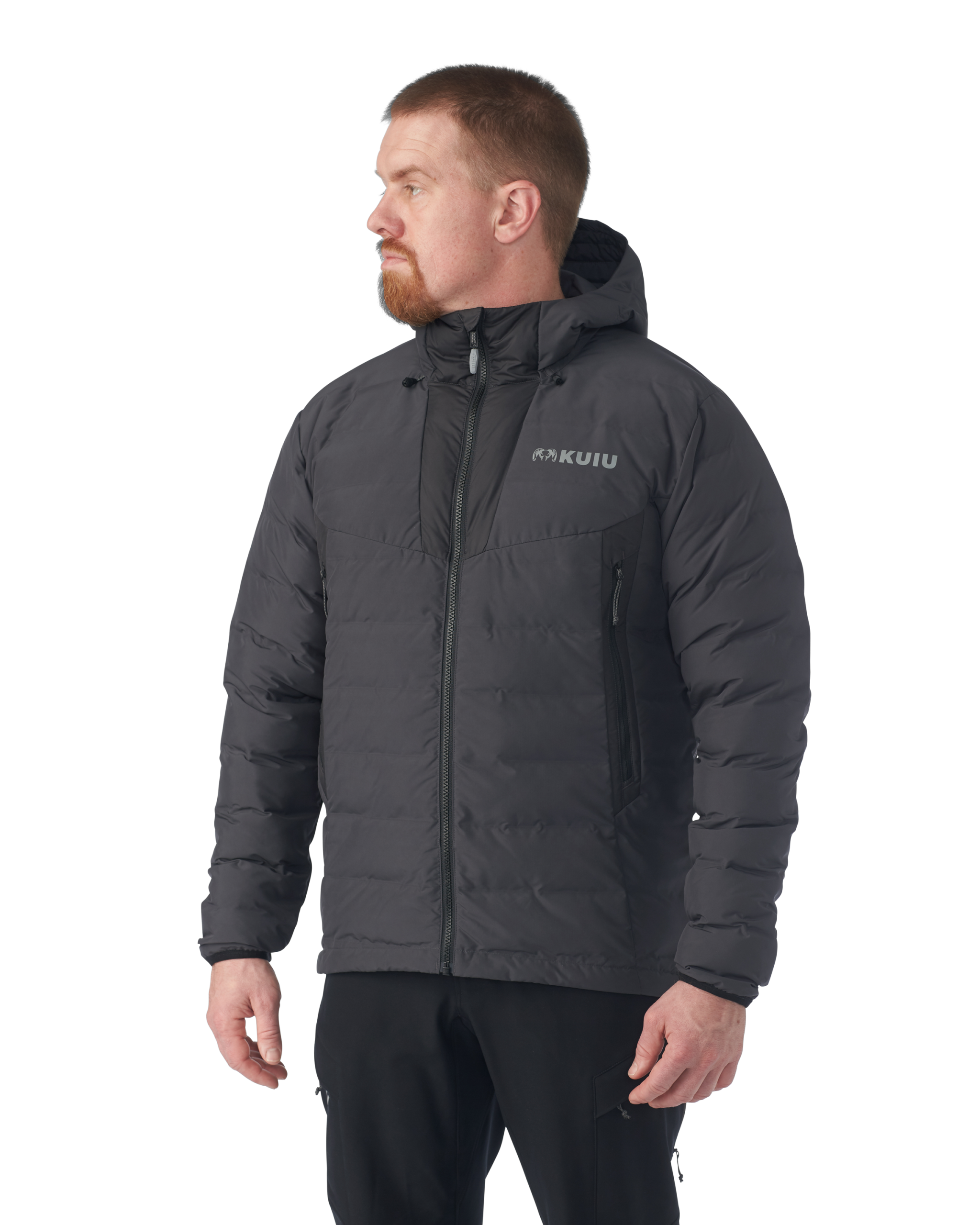 Elements Hooded Jacket | Gunmetal - Image 3