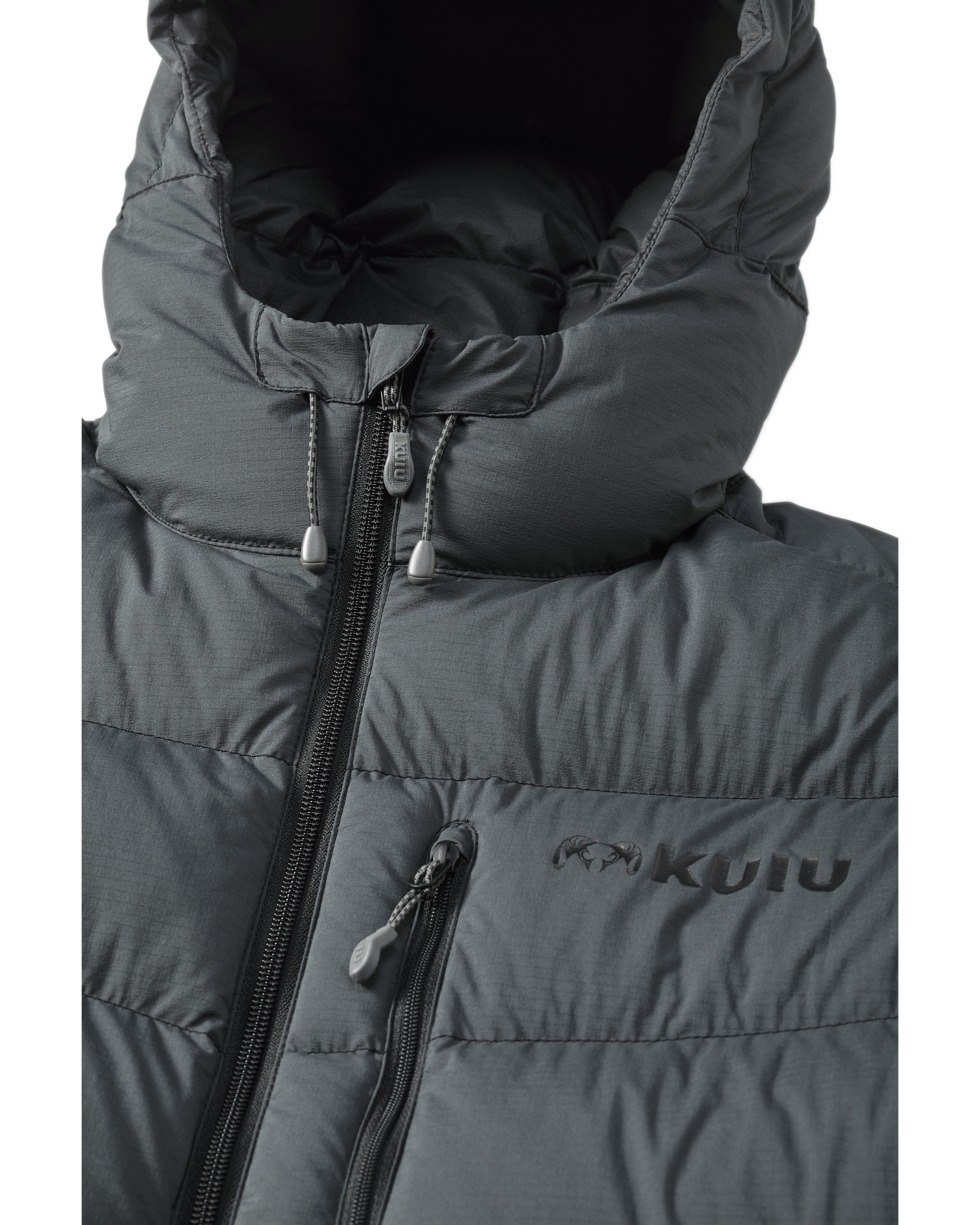 Super Down PRO Hooded Jacket | Gunmetal - Image 2