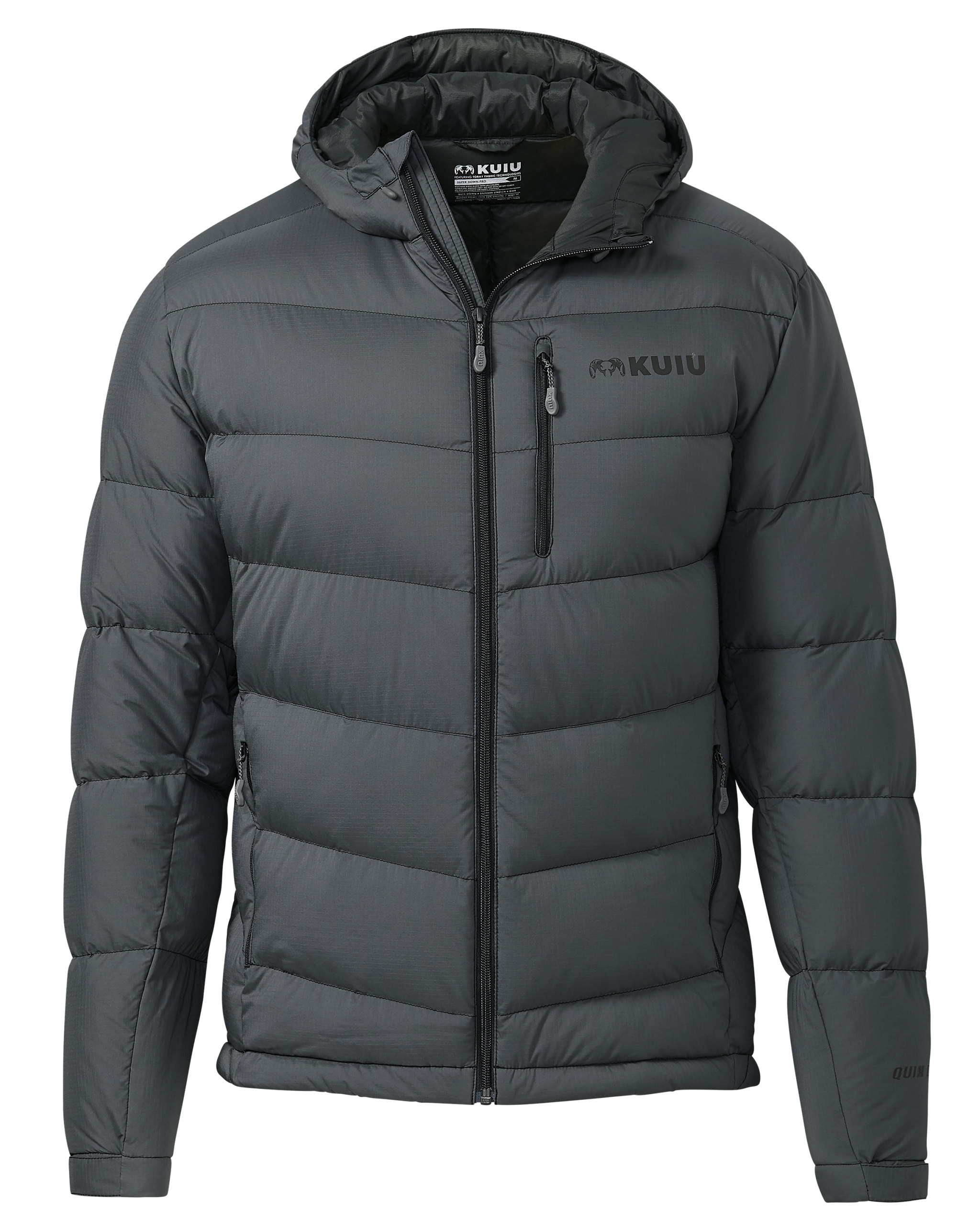 Super Down PRO Hooded Jacket | Gunmetal