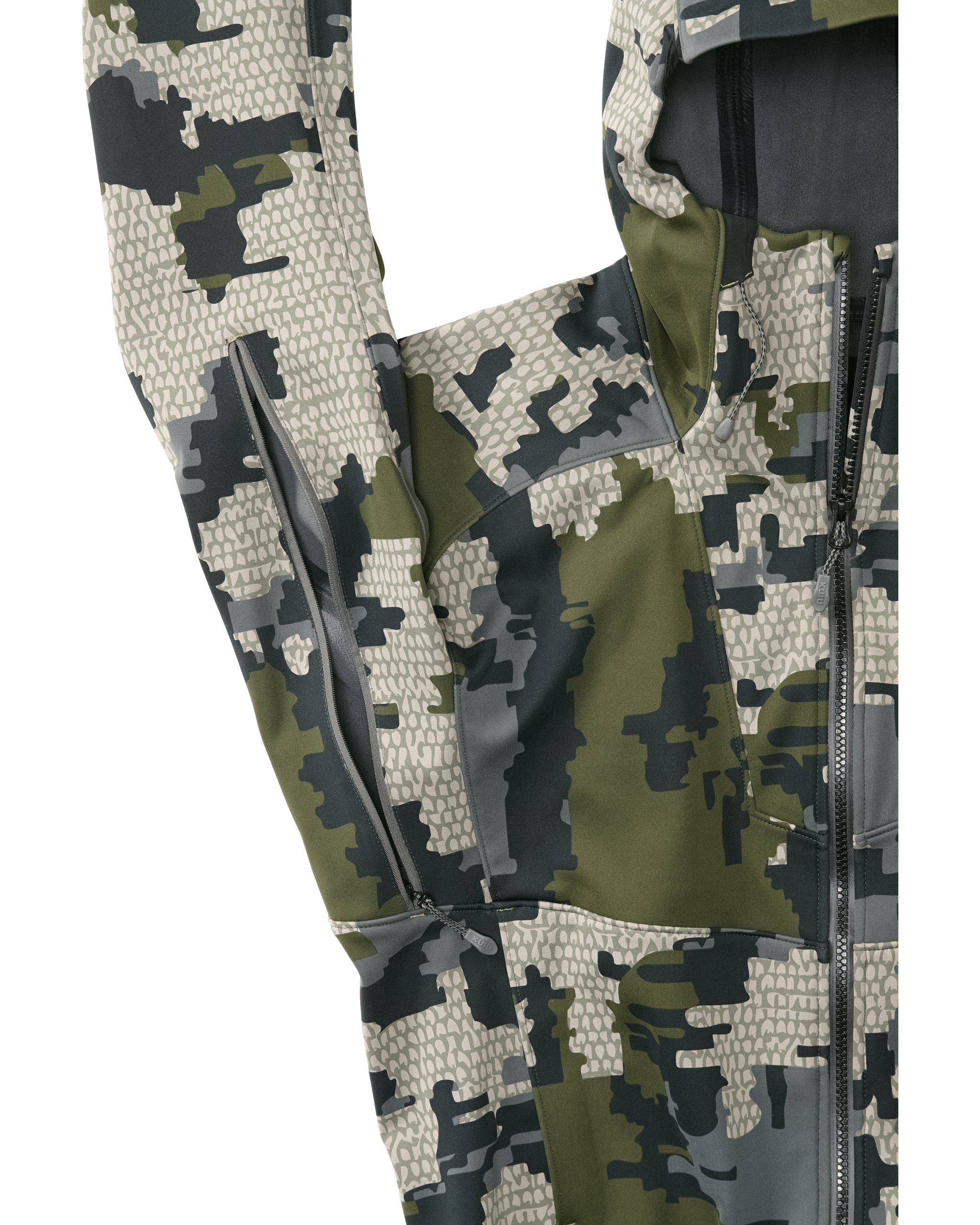Axis Hybrid Hooded Jacket | Verde - Image 8