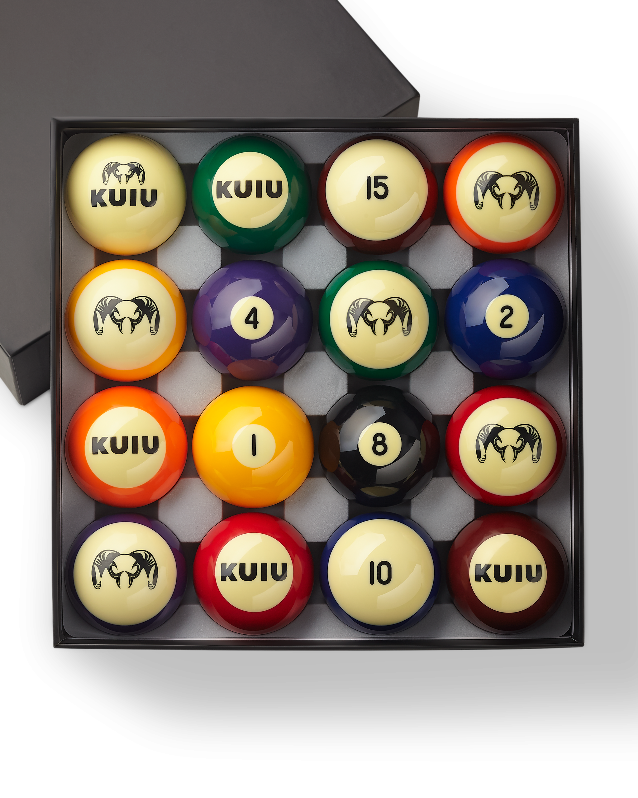 KUIU Logo Billiard Ball Set | Multi