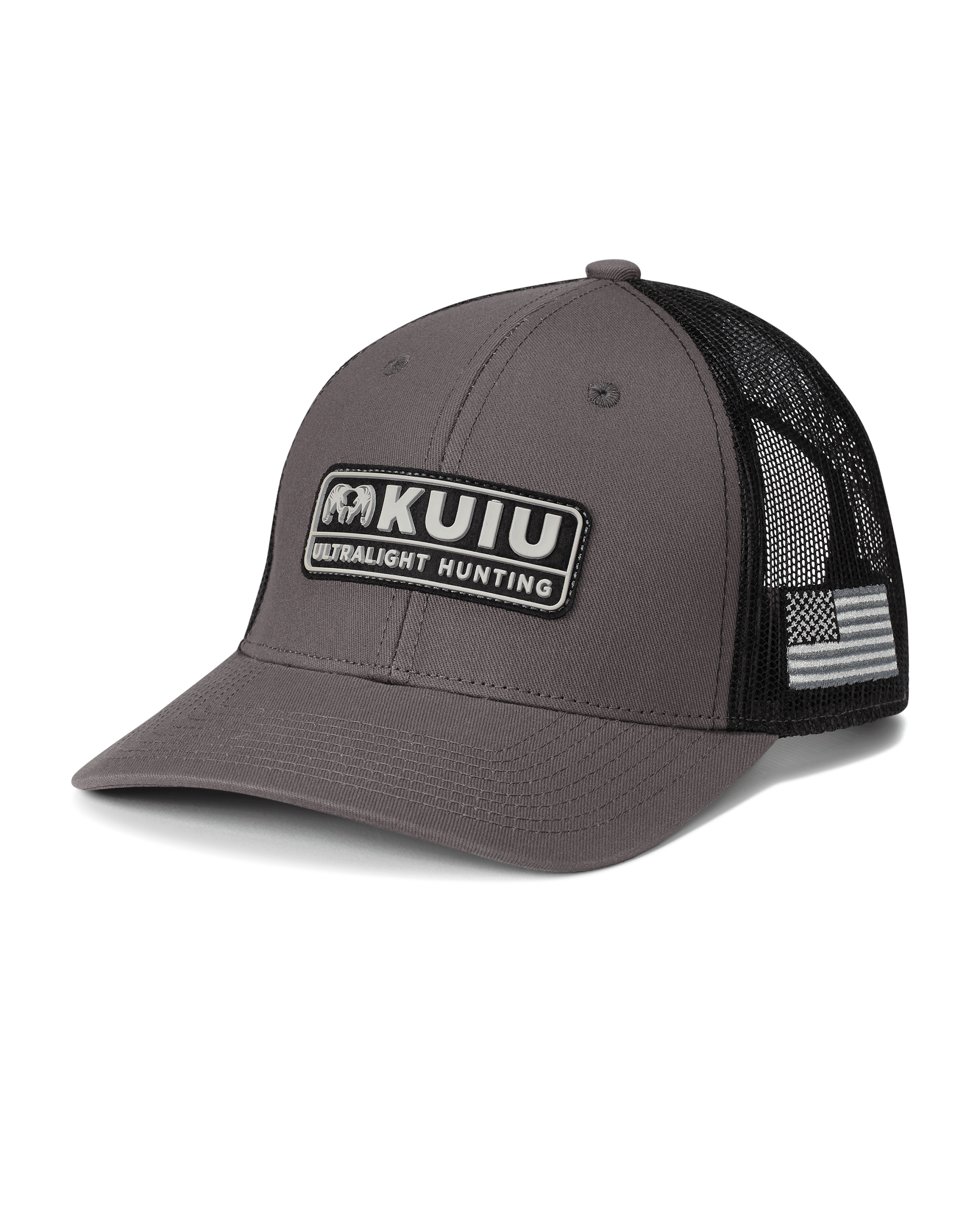 KUIU Ultralight Hunting Patch Hat | Charcoal/Black