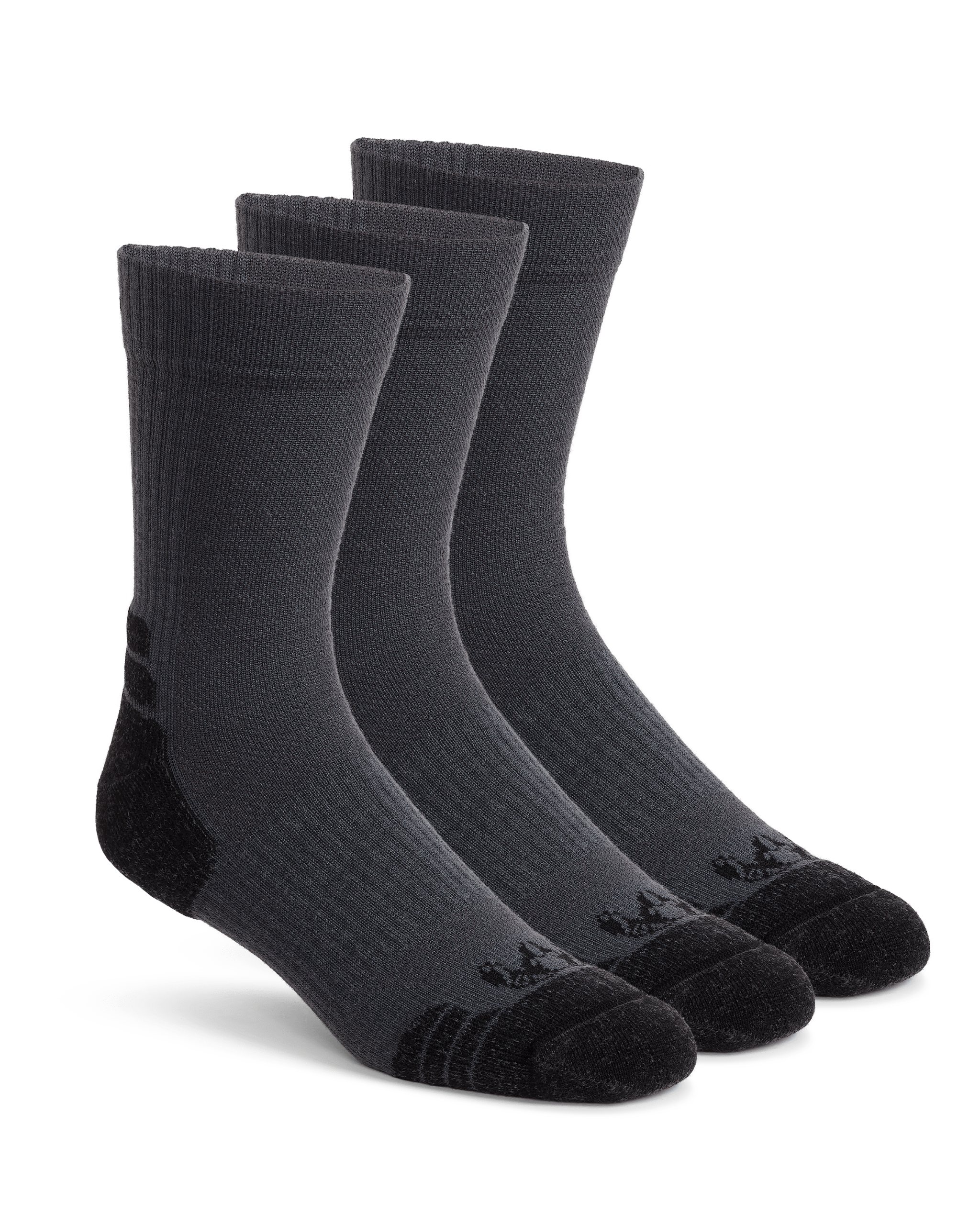Merino Lightweight Performance Sock 3-Pair Pack | Gunmetal