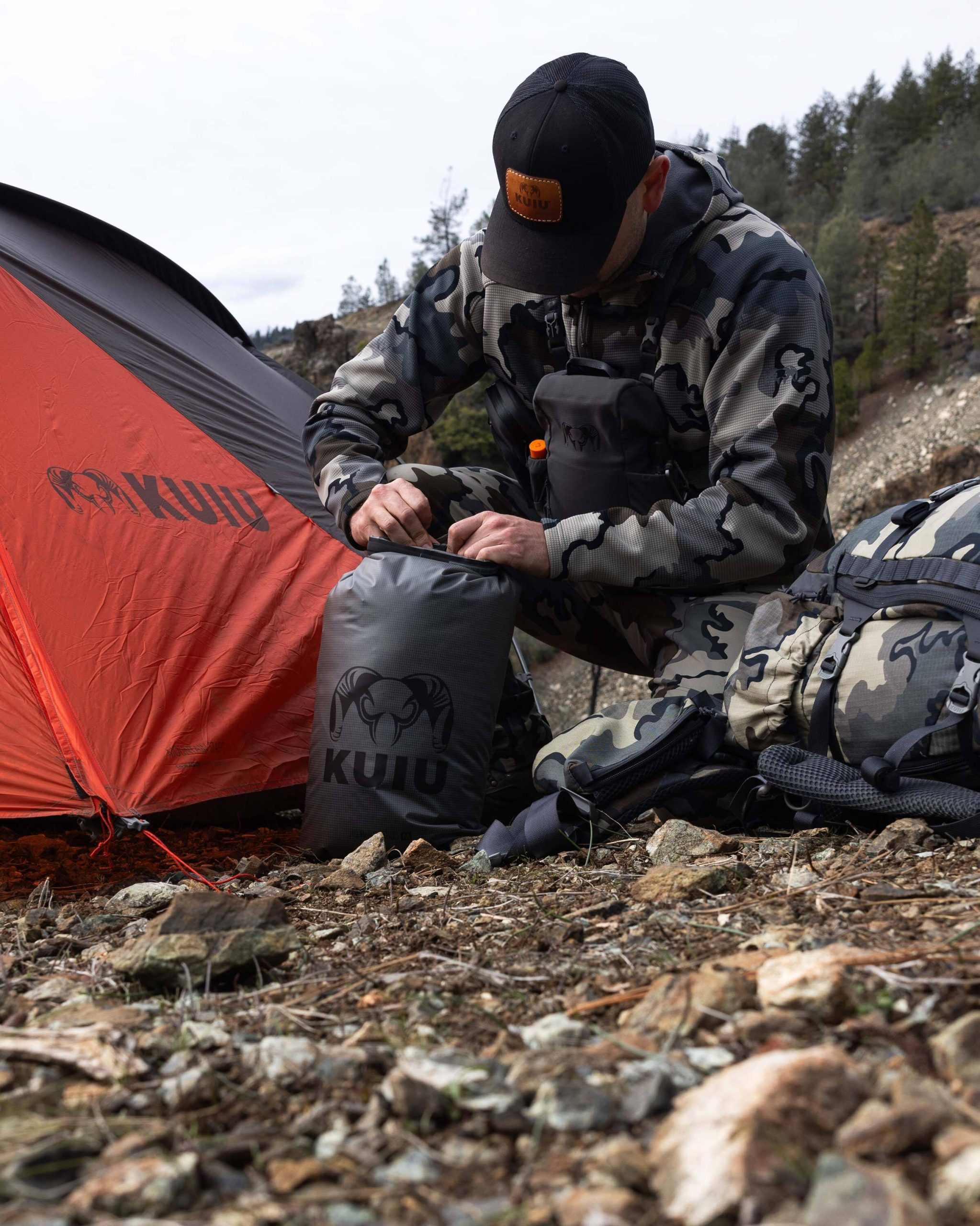 HD Roll Top Dry Bags | Blaze Orange - Image 3