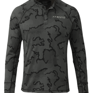 Ridgepoint Fleece Henley | Black Tonal