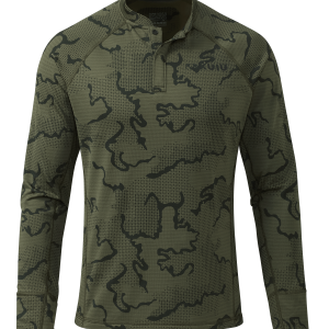 Outlet Ridgepoint Fleece Henley | Olive Tonal