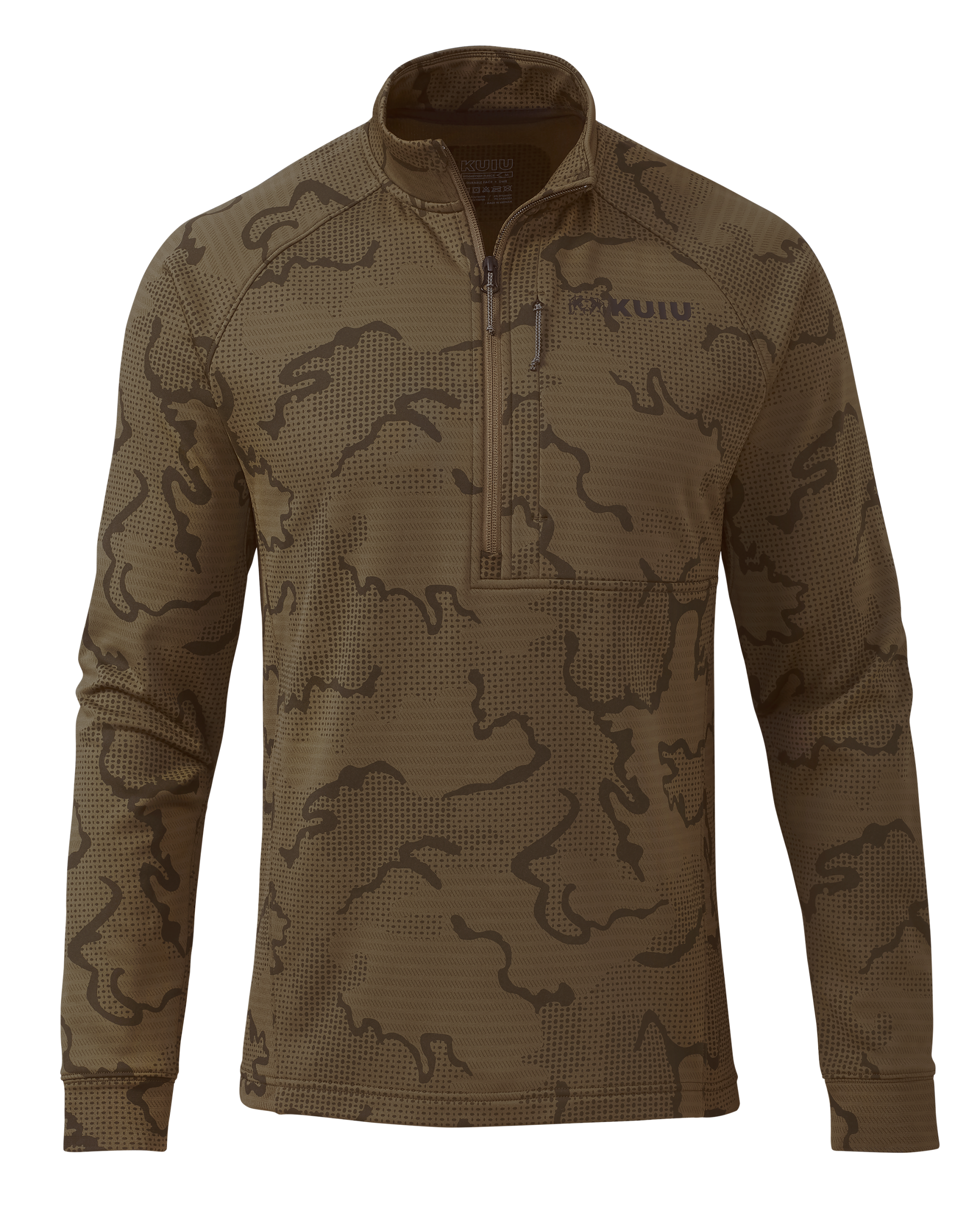 Ridgepoint Fleece Zip-T | Coyote Brown Tonal