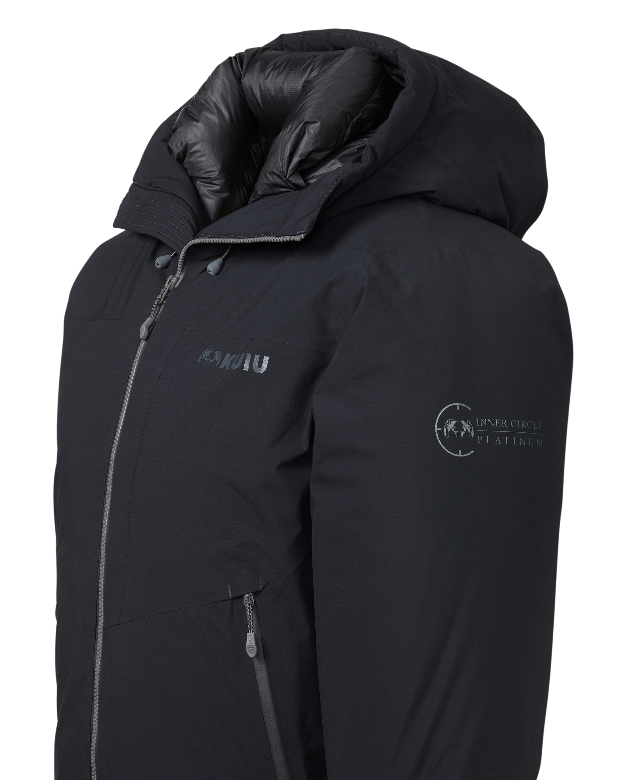 Super Down Burner Parka - Inner Circle Platinum Special Edition | Black - Image 2