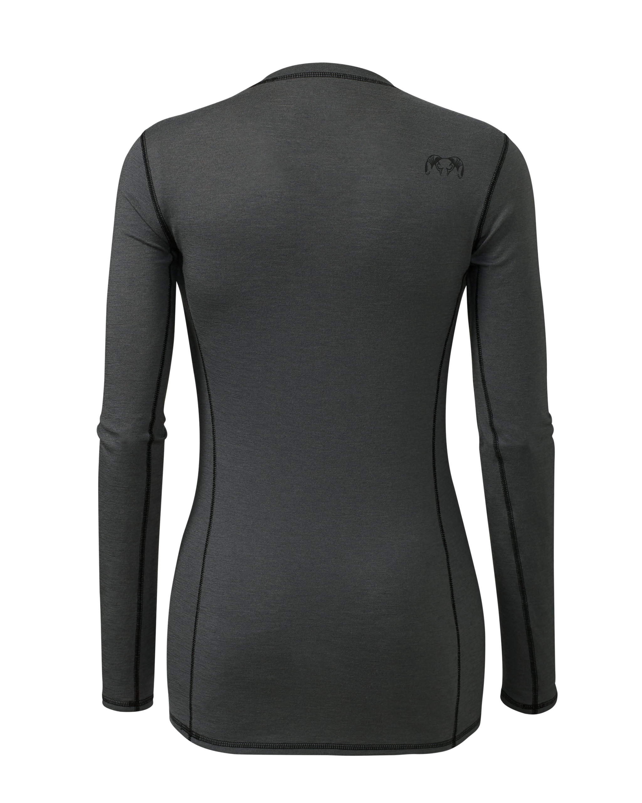 Women's ULTRA Merino 145 LS Crew | Gunmetal - Image 2