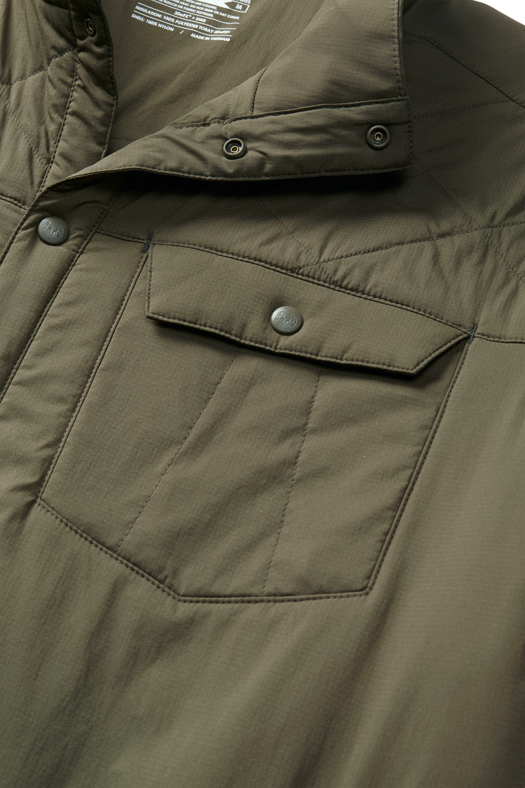 Base Camp Insulated Snap Shirt | Ash - Image 3