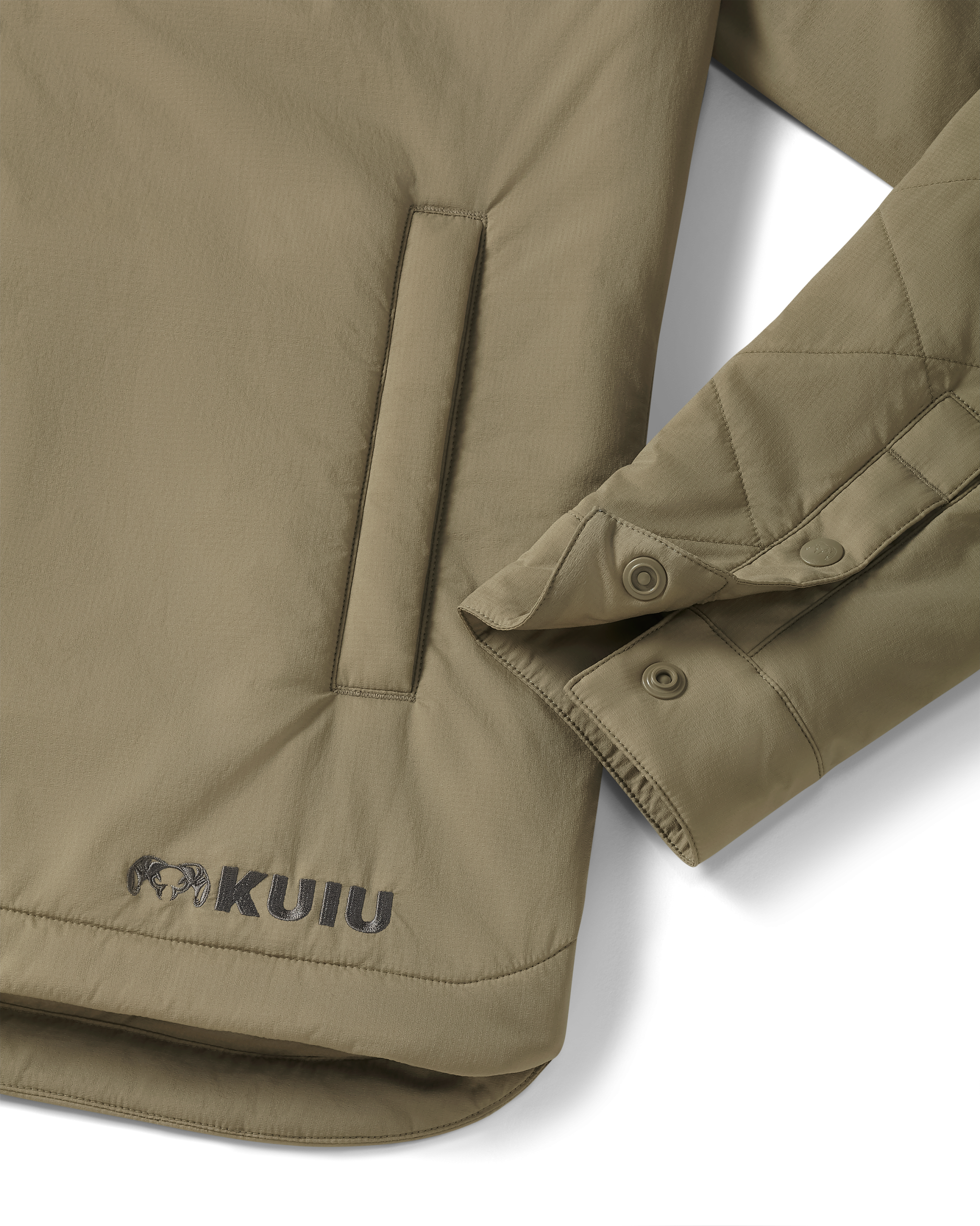 Base Camp Insulated Snap Shirt | Khaki - Image 2
