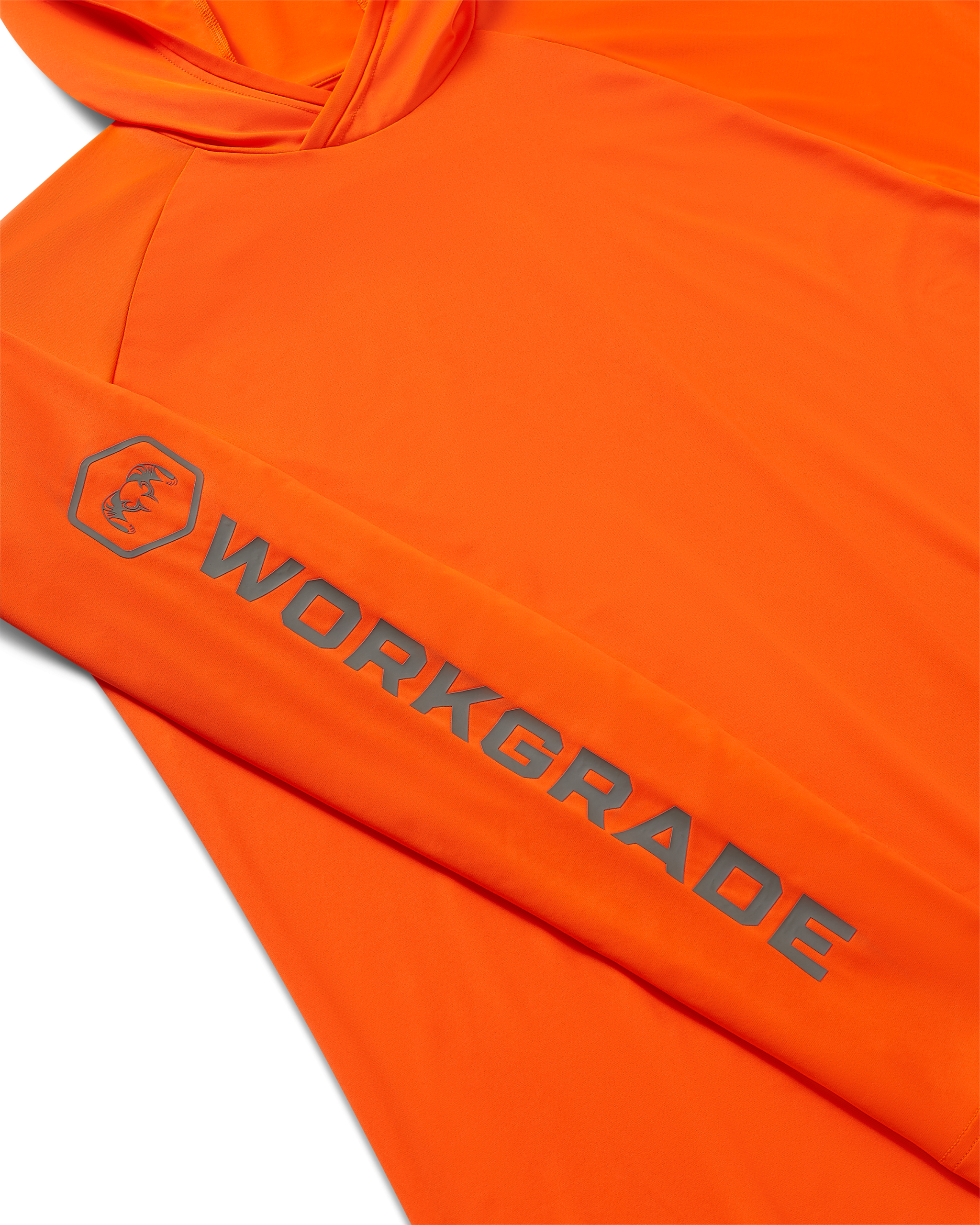 Workgrade Sun Hoodie | Blaze Orange - Image 2