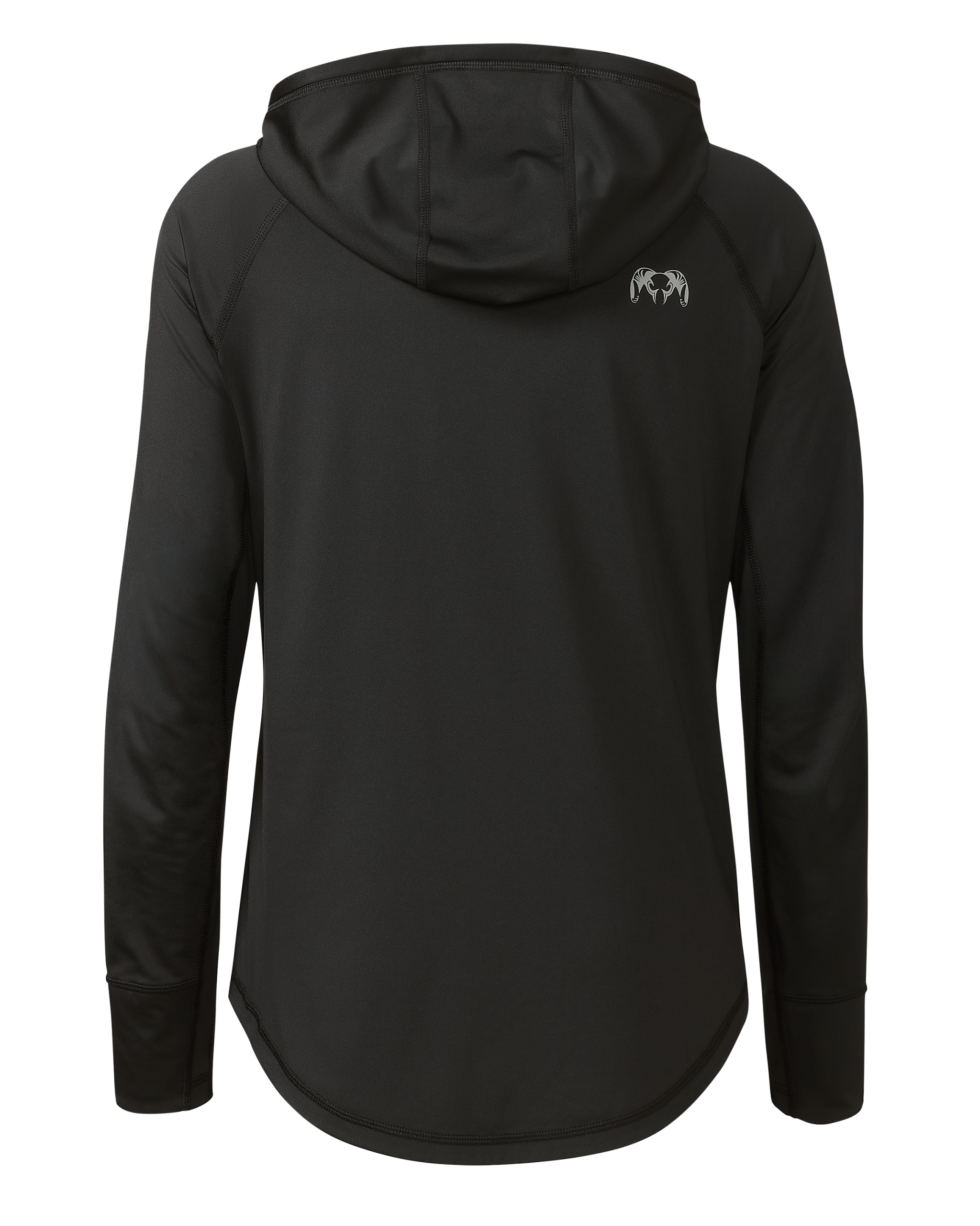 Women's Gila LS Hoodie | Black - Image 2