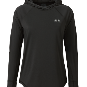 Women's Gila LS Hoodie | Black
