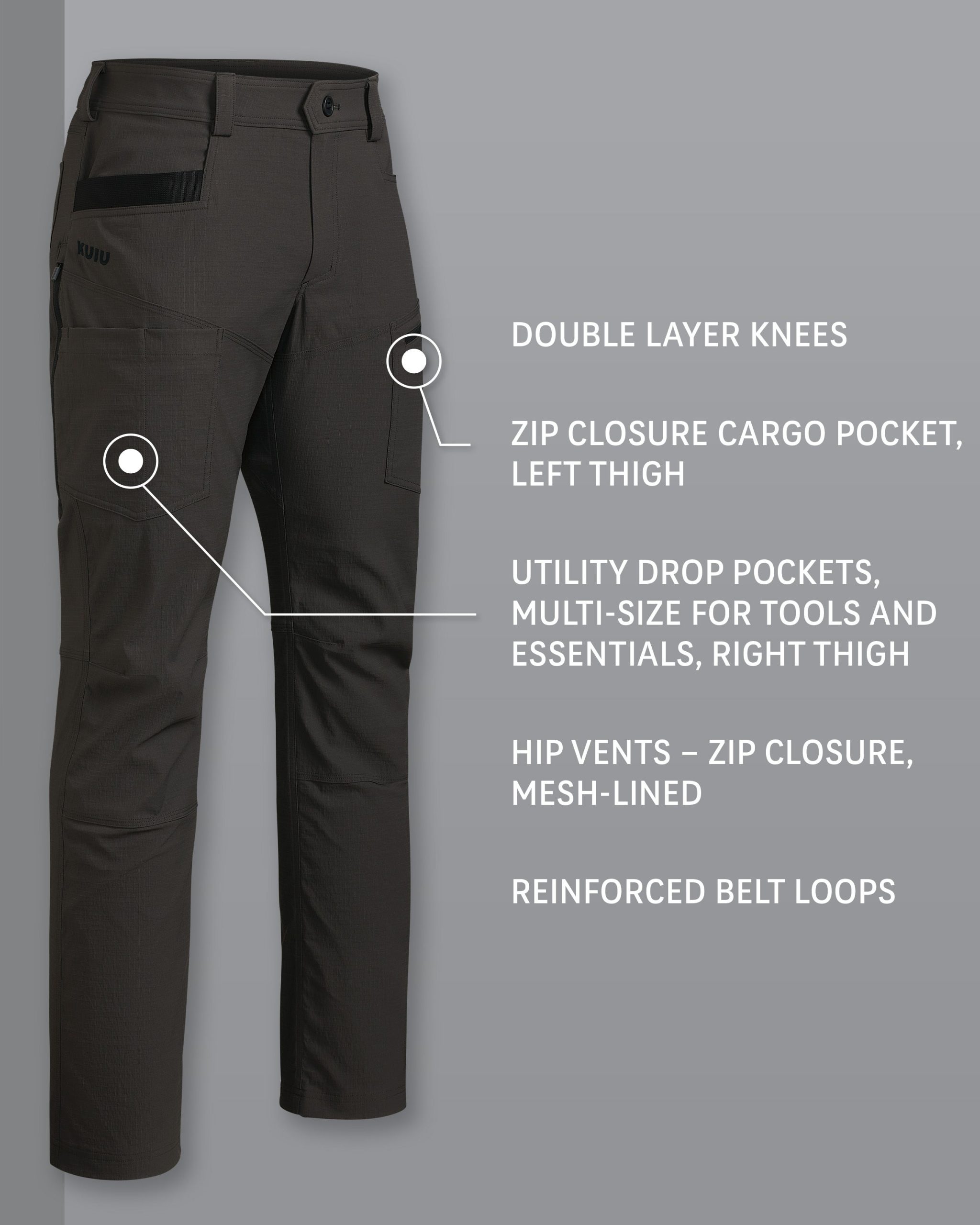 Motive Workgrade Pant | Asphalt - Image 2